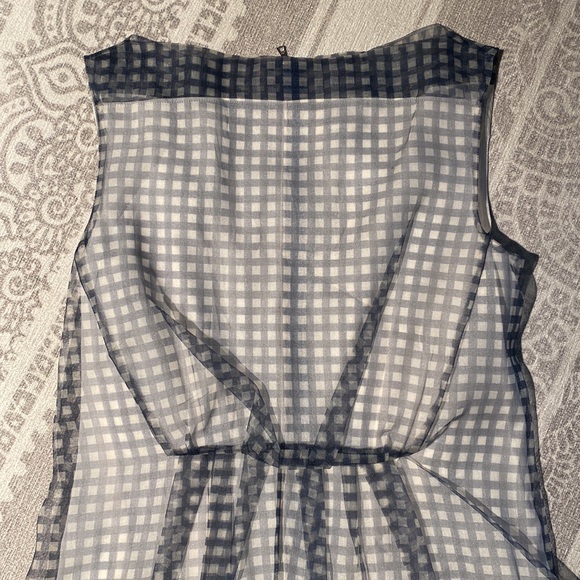 Marc Jacobs Gingham Print Organza Dress - Picture 5 of 16